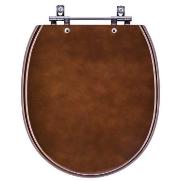 Imagem de Assento Sanitário De Ville Marrom Degradê para vaso Deca