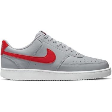 Imagem de Nike Masculino Court Vision LO NN Wolf Grey/University Red-White - DH2987-004 (br_footwear_size_system, adult, numeric, numeric_40)