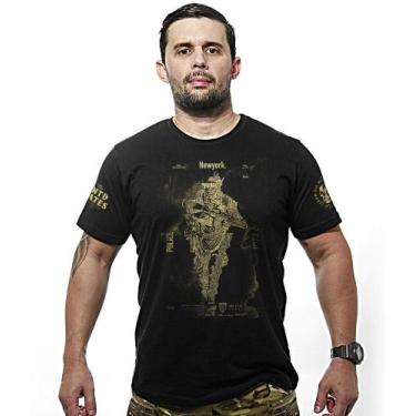 Imagem de Camiseta Militar New Police Nypd Gold Line - Team Six