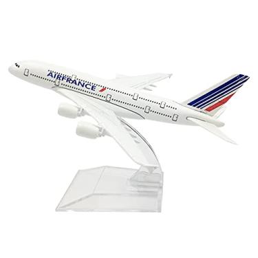 Imagem de ZEZEFUFU AIRFRANCE A380 Airplane Airline 1:400 Kits de aeronaves para coleção e presente com suporte de exibição