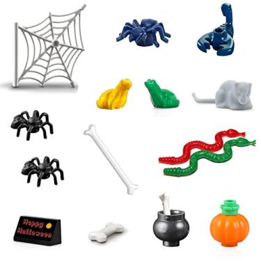 Imagem de LEGO Animals Creepy Crawlers Critters Accessory Pack - Spiders Frogs Snakes Bones Rat, Pumpkin and More!