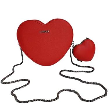Imagem de Bolsa Colcci Feminina Heart Mini Floater (Vermelho)
