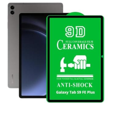 Imagem de Película de Tablet 9D Cerâmica Compatível Com Samsung Galaxy Tab S9 FE Plus Tela de 12.4 Polegadas - (Hard Glass Store)