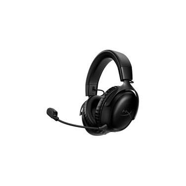 Imagem de Headset Gamer Sem Fio HyperX Cloud III, Drive 53mm, Wireless, Multi Plataforma, Preto - 77Z45AA