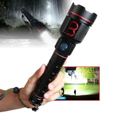 Imagem de Lanterna Tática Militar Sabre de Luz: Potente e Imbatível com Alcance de 2km, Ideal para Acampamento e Aventura - A Mais Forte do Mundo! Potência, Durabilidade e Versatilidade em um Só Equipamento