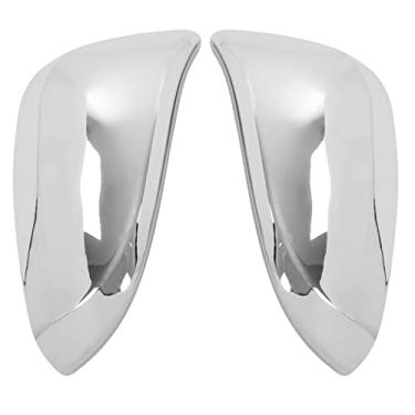 Imagem de Para HILUX REVO AN120 AN130 2015 UP Qiilu 2 PCS tampa do espelho retrovisor externo tampa lateral asa do espelho tampa protetor adesivo estilo galvanoplastia