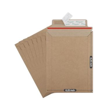 Imagem de Eupako Envelopes de papelão autoselados para CDs, fotos, documentos, 15,25 x 20,32 cm