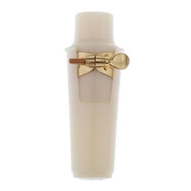 Imagem de Kit de bocal de plástico para sax alto com conjunto de ligadura - Bom desempenho de som e durabilidade - Acessório DIY para saxofonistas - Peças de instrumentos de sopro de madeira