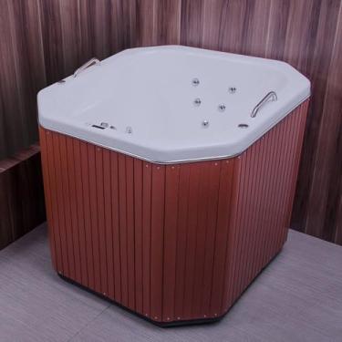 Imagem de Banheira de Hidromassagem em Gel Coat Ofurô Zen Gran Luxo 110 Cm - 230 Litros Astra - P4-110v Branco