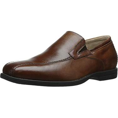 Imagem de Florsheim Mocassim infantil Reveal Bike Slip JR uniforme (bebê/criança pequena/criança grande), Conhaque, 10.5 Little Kid