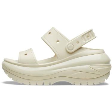 Imagem de Sandália crocs classic mega crush plataform sandal bone - 40