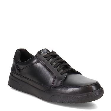Imagem de Rockport Tênis Sapato Calçados Masculino Bronson de renda a bico, Couro preto, 13