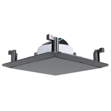 Imagem de Arandela de Teto Linha Lux para Alexa Echo Dot 4 e 5 | Suporte Embutido Preto - Elegante e Funcional