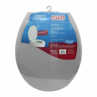 Imagem de Assento Sanitário Astra Tpk-as Cinza Almofada
