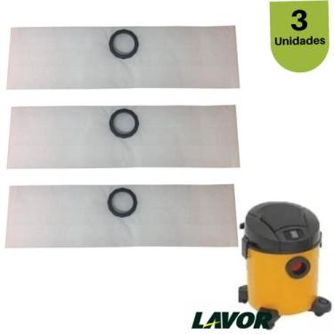 Imagem de Saco de aspirador Lavor Kronos 12 litros Linha Pro 3 unid - Allclean
