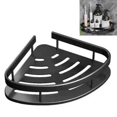 Imagem de Suporte Shampoo Sabonete de Canto Organizador Banheiro Box Prateleira Pendurar Lavanderia Multiuso Cosmeticos Cozinha Casa