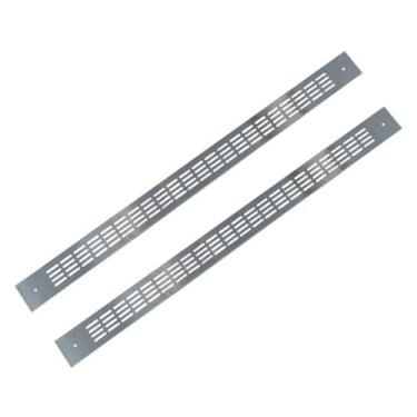 Imagem de 2 Grade Ventilação Inox Forno Embutir Embutido 60x5cm - Brazan, 60x5cm