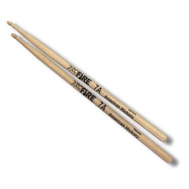 Imagem de Baqueta Pro Fire Hickory Madeira Natural, 198PROFIRE 7A