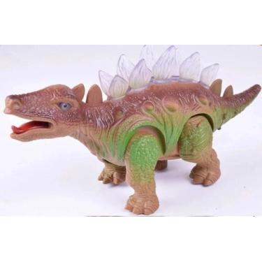 Imagem de Brinquedo Dinossauro Estegossauro Anda Luz Som Movimento. - 99 toys