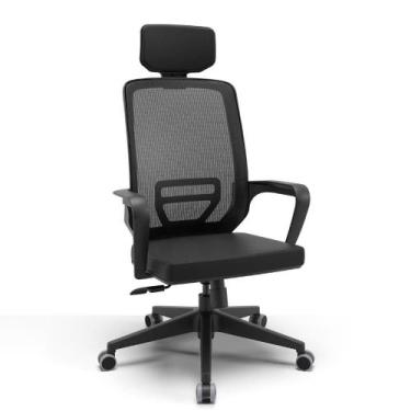 Imagem de Cadeira de Escritório Adrix Presidente Ergonômica NR17 - Plaxmetal, Pr