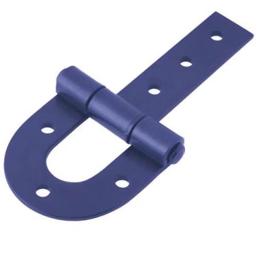 Imagem de 6 Dobradiça P/Porta Porteira C00 Aço 140mm Inox Resistente  - Ajax