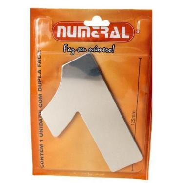 Imagem de Algarismo 1 Numeral 125mm Espelhado 300-1 - Numeral Ind