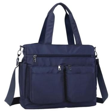 Imagem de Bolsa Feminina Sacola Grande Alça De Ombro Academia Esporte Trabalho P