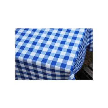Imagem de Kit Com 10 Toalha De Mesa Oxford Xadrez Italiana 1.40 m x 1.40 m - IÉ 