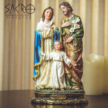 Imagem de Imagem Sagrada Família 30cm Resina Importada - Príncipe da Paz
