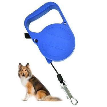 Imagem de Guia Retrátil Coleira Passeio Pet Cachorro Até 15KG 3 Metros - Art Pet
