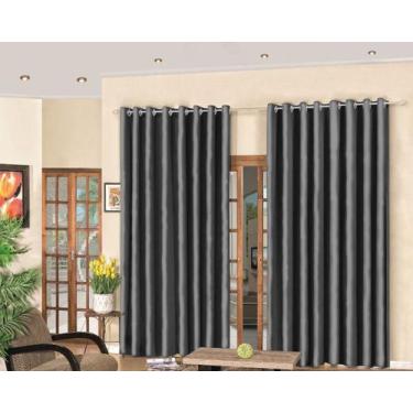 Imagem de Cortina Blackout Porta De Vidro Tecido Blecaute Grosso 3x2,30 - Rafael