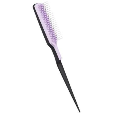 Imagem de Tangle Teezer Back-Combing Hairbrush - Escova Finalizadora, Preto/Lilá