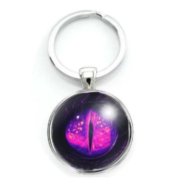 Imagem de Chaveiro Olho Mágico do Dragão Purple Violeta Púrpura - RECANTO ASTRAL