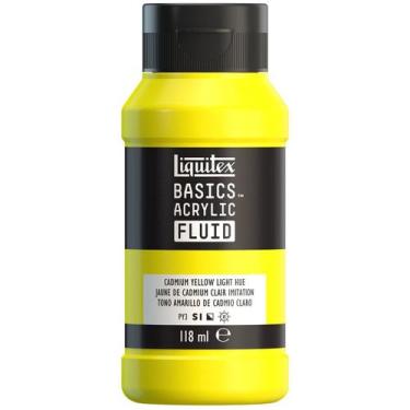 Imagem de Tinta Acrílica Liquitex Fluid 118ml Cadmium Yellow Light Hue, Fluid
