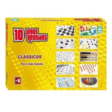 Imagem de 10 Jogos Reunidos - Dama Trilha Ludo Xadrez + 6 Jogos - Nig