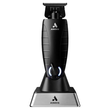 Imagem de Andis GTX-EXO Black Label Special Edition, aparador de barba e cabelo profissional de íon de lítio, tecnologia M-Force, sem fio, suporte de carregamento incluído, preto