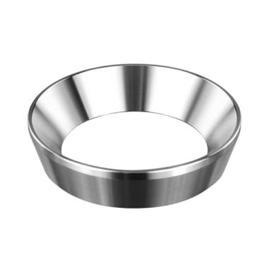 Imagem de Funil dosador de café expresso de 58 mm, anel dosador de café de aço inoxidável Amlits compatível com filtro portátil de 58 mm (58 mm)