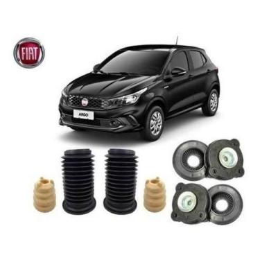 Imagem de Par Kit Coxim Batente Coifa Amortecedor Dianteiro Argo 2019 2020 2021 