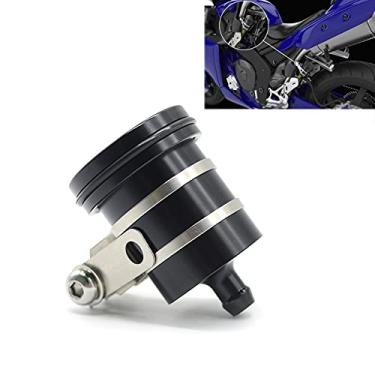 Imagem de Reservatório de fluido de freio traseiro universal para motocicleta para Z400 Z650 Z900 Z900RS Ninja 400 Ninja 650 Preto