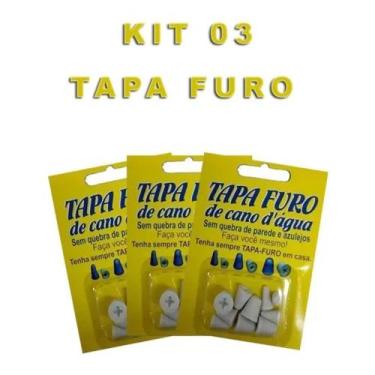 Imagem de Tapa Furo  Cano 5 pçs Kit com 03 cartelas