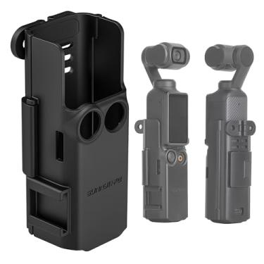 Imagem de WOENJO Adaptador de extensão Pocket 3 para DJI Osmo Pocket 3 Creator Combo Handle Accessories Cold Shoe, suporte de montagem estendida microfone lâmpada LED tripé alça bicicleta mochila clipe