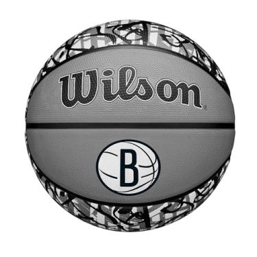 Imagem de WILSON NBA Team Graffiti Basketball - Brooklyn Nets, tamanho 18-75 cm