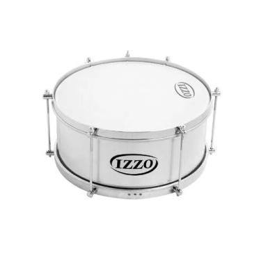 Imagem de Caixa de guerra izzo 14x15 aluminio pele leitosa