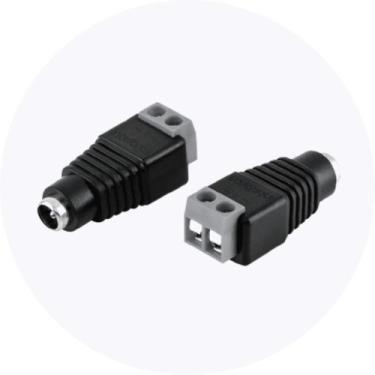 Imagem de Conector para Alimentação Intelbras CONEX 1000 P4 FÊMEA 10 UNIDADES