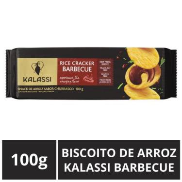 Imagem de Biscoito de Arroz Importado, Kalassi, Barbecue, Pacote 100g