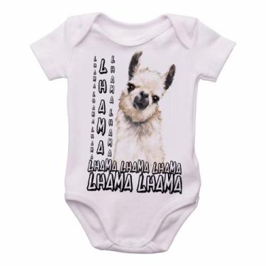 Imagem de body nenê criança roupa bebê lhama animal - Empório Dutra, G   ( 4-8 M
