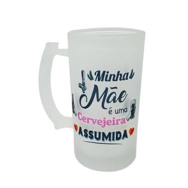 Imagem de Caneca Vidro Chopp Minha Mãe É Uma Cervejeira Assumida - GMH 
