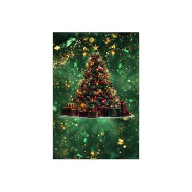 Imagem de Painel De Festa Vertical 1,50 x 2,20 - Árvore De Natal Verde 042 - Via