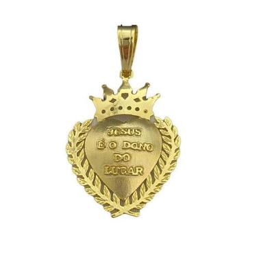 Imagem de Pingente jesus é o dono gg - banhado a ouro 18k - ToJoia18k