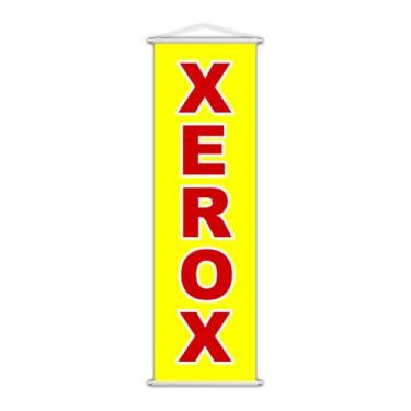 Imagem de Banner Xerox Impressão Gráfica Serviço Lona Amarelo 100x30cm - PlimSho